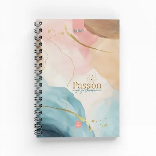 Cuaderno Argollado Flowers para Mujer 7 materias